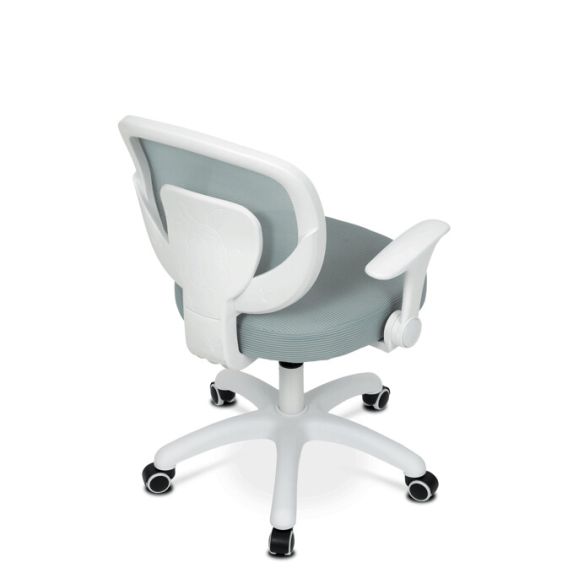 Detská stolička, výškovo nastaviteľná, zelená sieťovina, KA-K1062 GRN