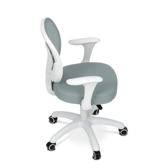 Detská stolička, výškovo nastaviteľná, zelená sieťovina, KA-K1062 GRN