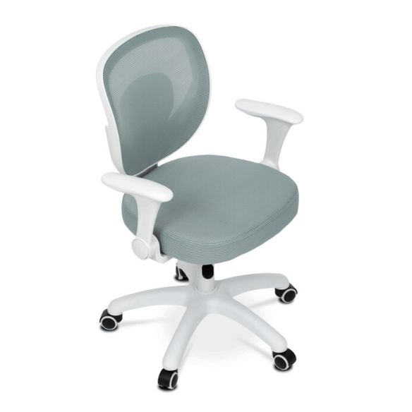 Detská stolička, výškovo nastaviteľná, zelená sieťovina, KA-K1062 GRN