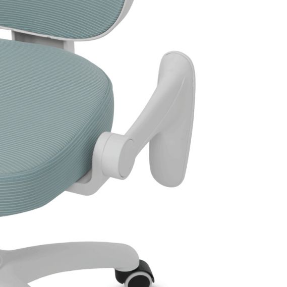 Detská stolička, výškovo nastaviteľná, zelená sieťovina, KA-K1062 GRN