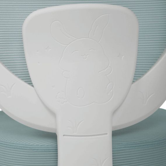 Detská stolička, výškovo nastaviteľná, zelená sieťovina, KA-K1062 GRN