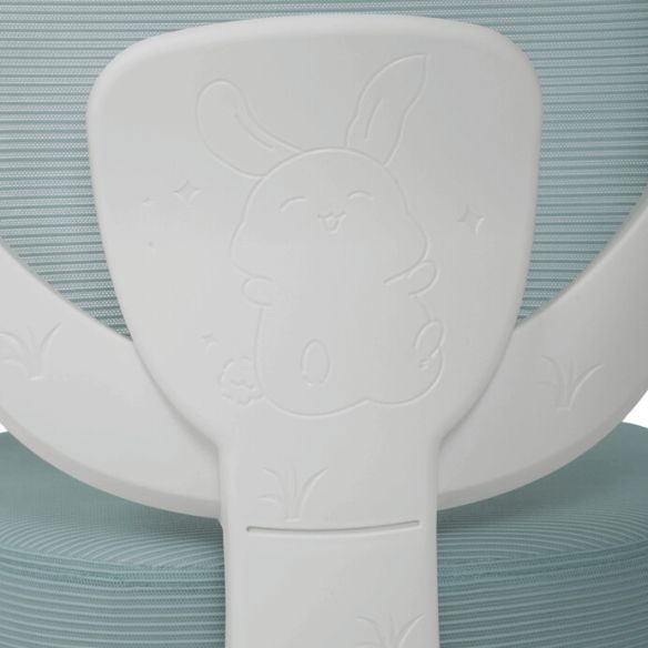 Detská stolička, výškovo nastaviteľná, zelená sieťovina, KA-K1062 GRN