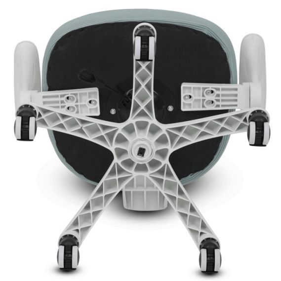 Detská stolička, výškovo nastaviteľná, zelená sieťovina, KA-K1062 GRN