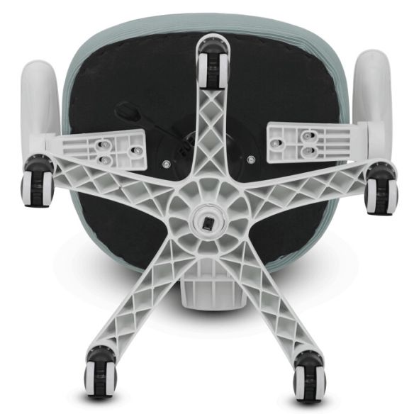 Detská stolička, výškovo nastaviteľná, zelená sieťovina, KA-K1062 GRN