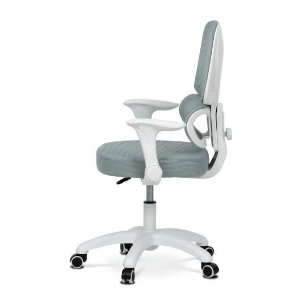 Detská stolička, výškovo nastaviteľná, zelená sieťovina, KA-K1063 GRN