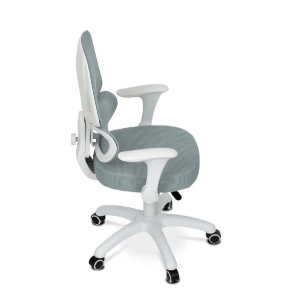 Detská stolička, výškovo nastaviteľná, zelená sieťovina, KA-K1063 GRN