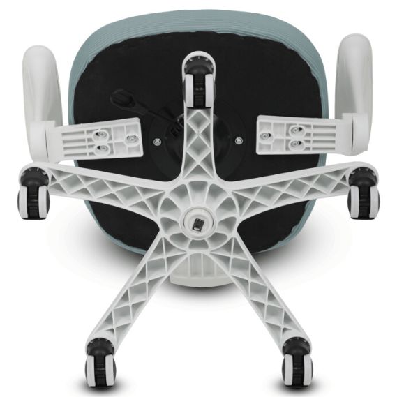 Detská stolička, výškovo nastaviteľná, zelená sieťovina, KA-K1063 GRN