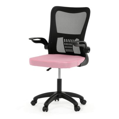 Kancelárska stolička, hojdací mechanizmus, ružová sieťovina, KA-K2006 PINK