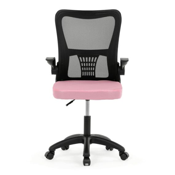 Kancelárska stolička, hojdací mechanizmus, ružová sieťovina, KA-K2006 PINK