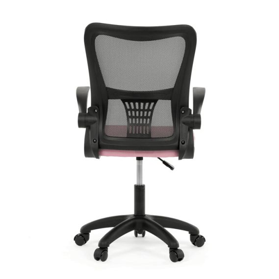 Kancelárska stolička, hojdací mechanizmus, ružová sieťovina, KA-K2006 PINK
