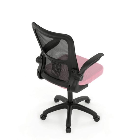 Kancelárska stolička, hojdací mechanizmus, ružová sieťovina, KA-K2006 PINK