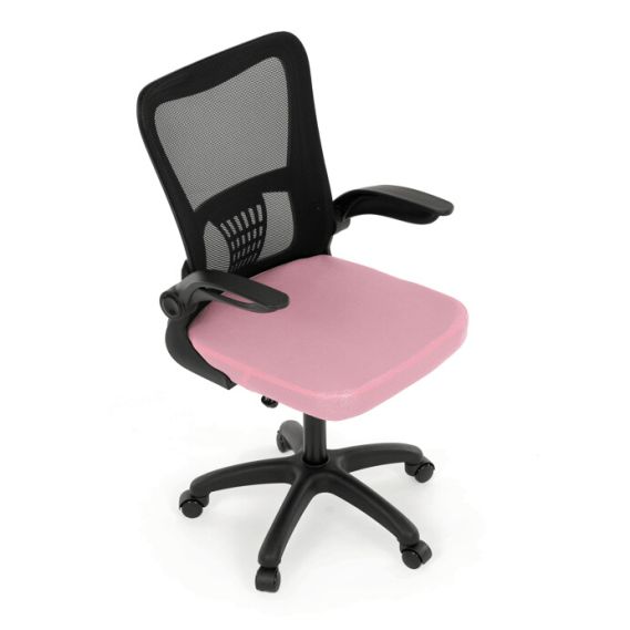 Kancelárska stolička, hojdací mechanizmus, ružová sieťovina, KA-K2006 PINK