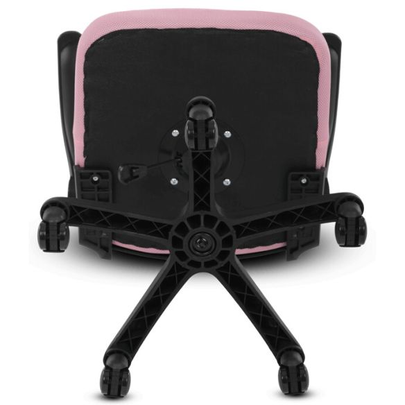 Kancelárska stolička, hojdací mechanizmus, ružová sieťovina, KA-K2006 PINK