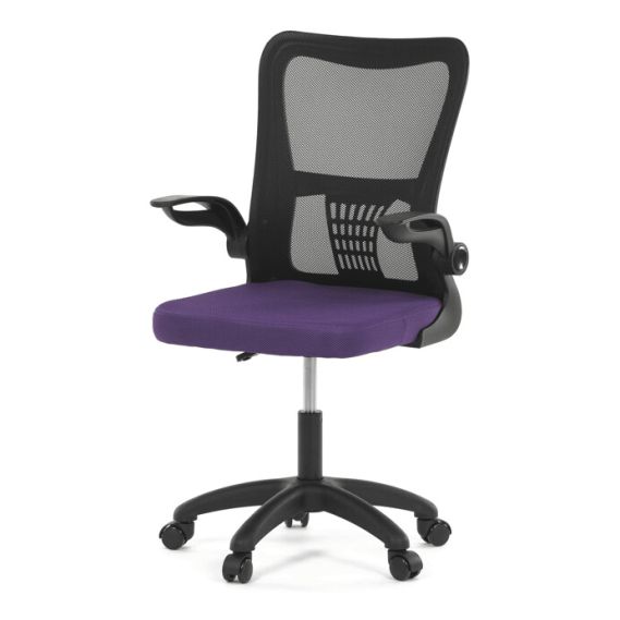Kancelárska stolička, hojdací mechanizmus, fialová sieťovina, KA-K2006 PUR