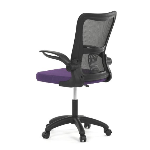 Kancelárska stolička, hojdací mechanizmus, fialová sieťovina, KA-K2006 PUR