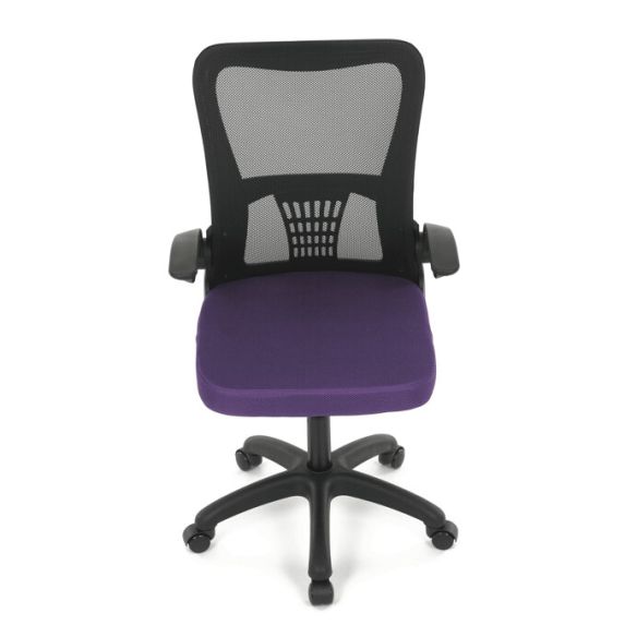 Kancelárska stolička, hojdací mechanizmus, fialová sieťovina, KA-K2006 PUR