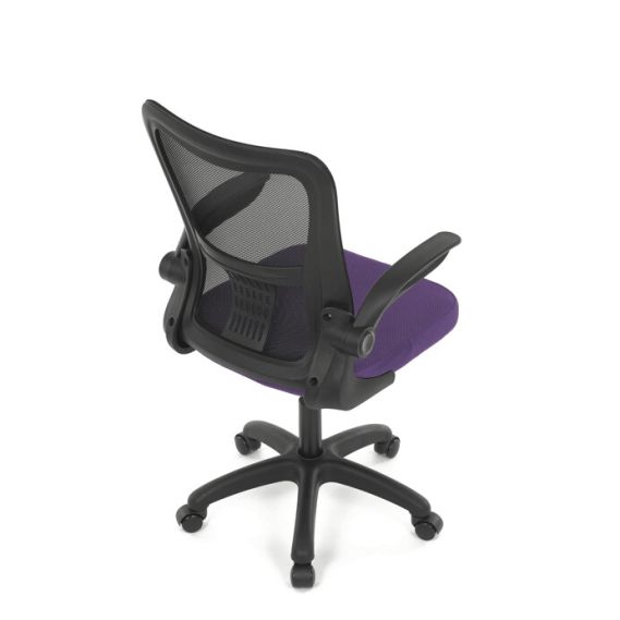 Kancelárska stolička, hojdací mechanizmus, fialová sieťovina, KA-K2006 PUR