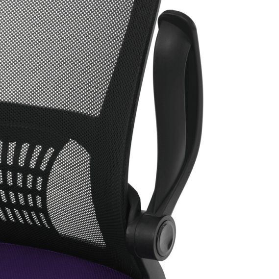 Kancelárska stolička, hojdací mechanizmus, fialová sieťovina, KA-K2006 PUR