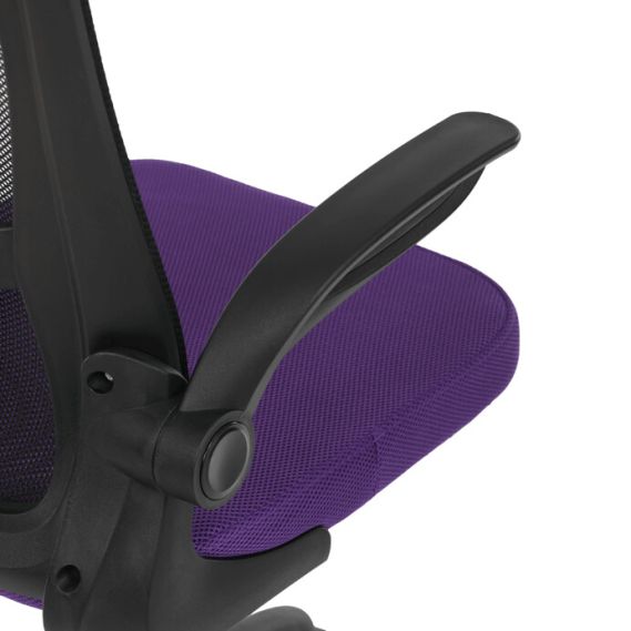Kancelárska stolička, hojdací mechanizmus, fialová sieťovina, KA-K2006 PUR