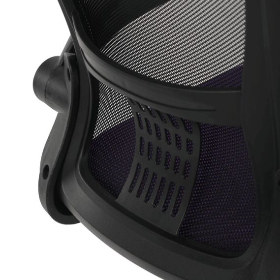 Kancelárska stolička, hojdací mechanizmus, fialová sieťovina, KA-K2006 PUR