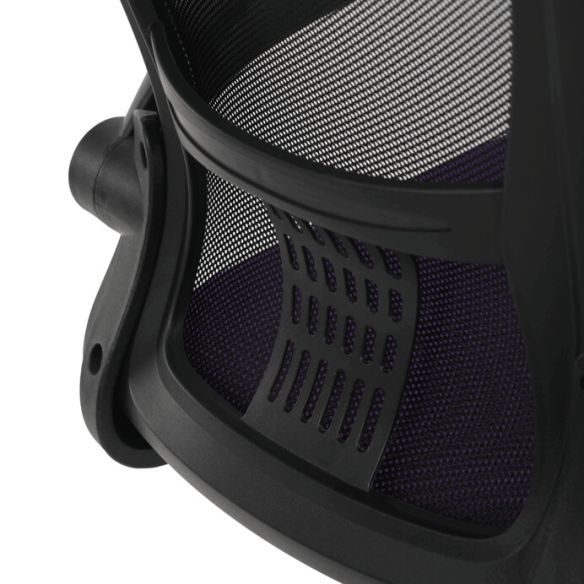 Kancelárska stolička, hojdací mechanizmus, fialová sieťovina, KA-K2006 PUR