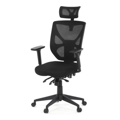 Kancelárska stolička, synchronný mechanizmus, čierna, KA-Q8250 BK