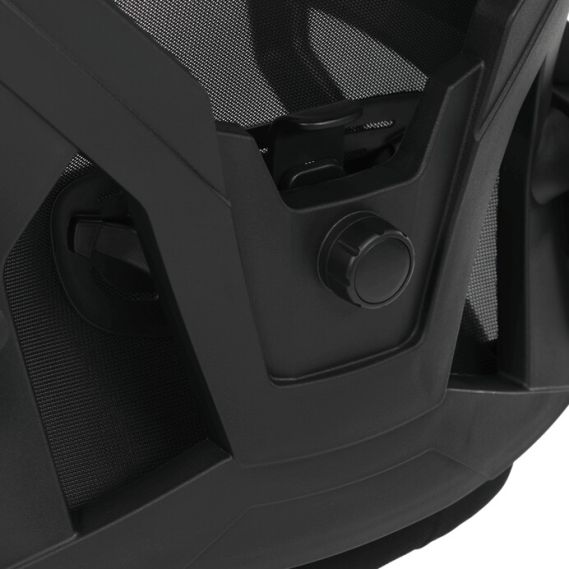 Kancelárska stolička, výškovo nastaviteľná, čierna látka, KA-R223 BK