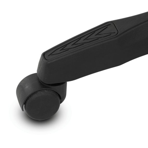 Kancelárska stolička, výškovo nastaviteľná, čierna látka, KA-R223 BK