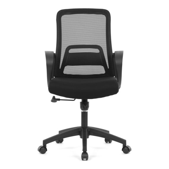 Kancelárska stolička, hojdací mechanizmus, čierna sieťovina, KA-S3015 BK