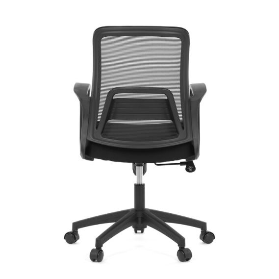 Kancelárska stolička, hojdací mechanizmus, čierna sieťovina, KA-S3015 BK