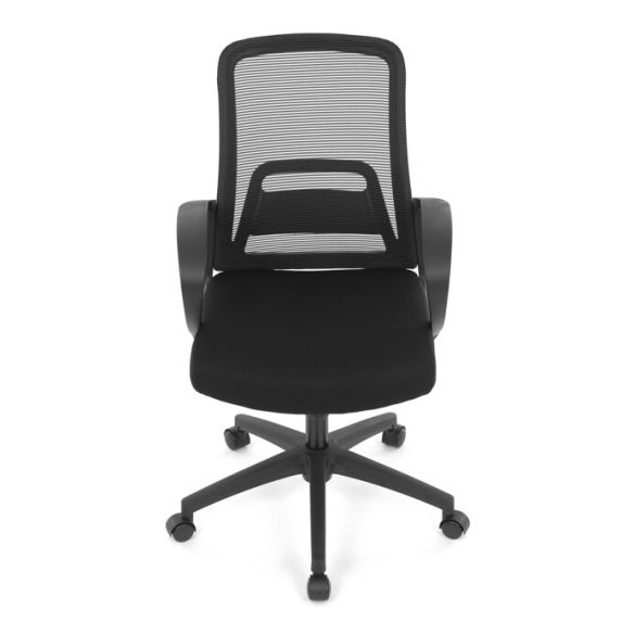 Kancelárska stolička, hojdací mechanizmus, čierna sieťovina, KA-S3015 BK