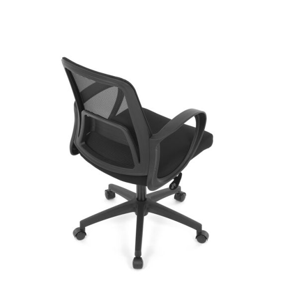 Kancelárska stolička, hojdací mechanizmus, čierna sieťovina, KA-S3015 BK