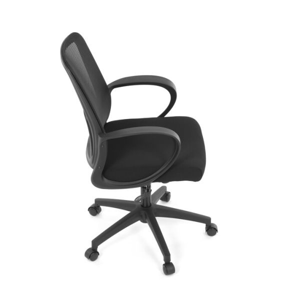 Kancelárska stolička, hojdací mechanizmus, čierna sieťovina, KA-S3015 BK