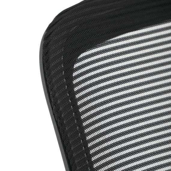 Kancelárska stolička, hojdací mechanizmus, čierna sieťovina, KA-S3015 BK