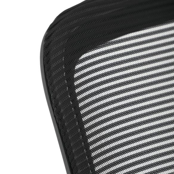 Kancelárska stolička, hojdací mechanizmus, čierna sieťovina, KA-S3015 BK