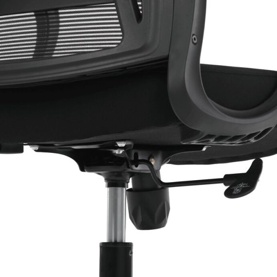 Kancelárska stolička, hojdací mechanizmus, čierna sieťovina, KA-S3015 BK