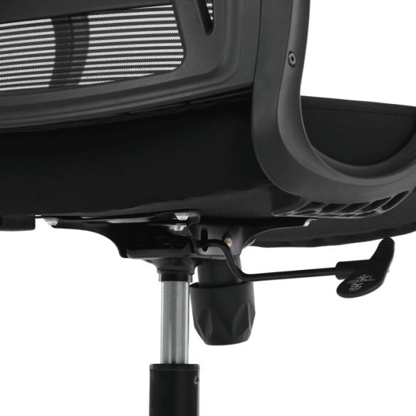 Kancelárska stolička, hojdací mechanizmus, čierna sieťovina, KA-S3015 BK