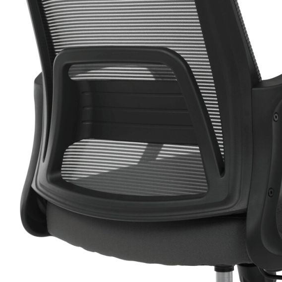 Kancelárska stolička, hojdací mechanizmus, šedá sieťovina, KA-S3015 GREY