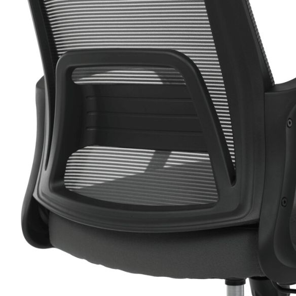 Kancelárska stolička, hojdací mechanizmus, šedá sieťovina, KA-S3015 GREY