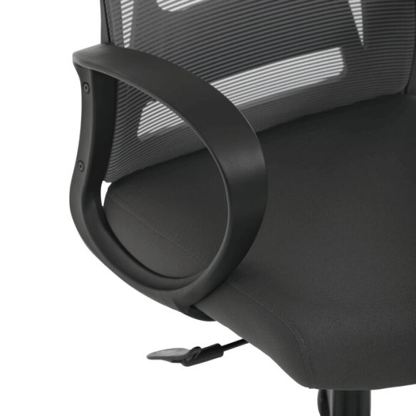 Kancelárska stolička, hojdací mechanizmus, šedá sieťovina, KA-S3015 GREY