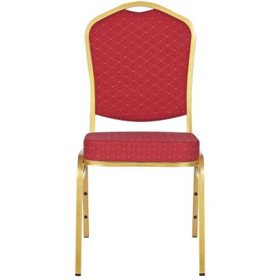 Banketová stolička ALICANTE, ST-220 zlatá/červená 2