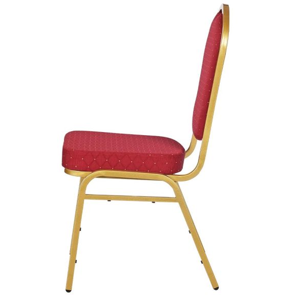 Banketová stolička ALICANTE, ST-220 zlatá/červená