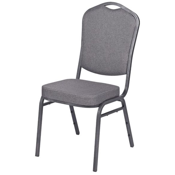 Banketová stolička ALICANTE, ST-570 čierna/tmavosivá