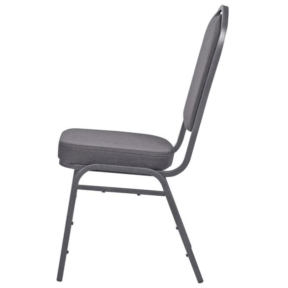 Banketová stolička ALICANTE, ST-570 čierna/tmavosivá