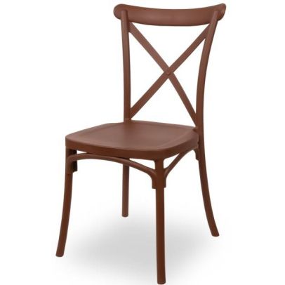 Svadobná stolička FIORINI, 601 hnedá