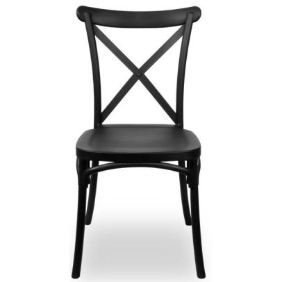 Svadobná stolička FIORINI, 100 čierna 2