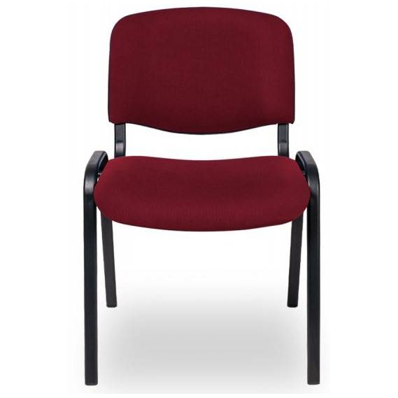 Konferenčná stolička ISO STANDARD 24HBL-T, 0132 čierna/budgundská
