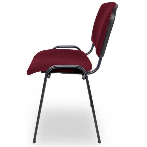 Konferenčná stolička ISO STANDARD 24HBL-T, 0132 čierna/budgundská