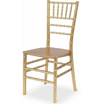 Svadobná stolička TIFFANY CHIAVARI II, C600 zlatá