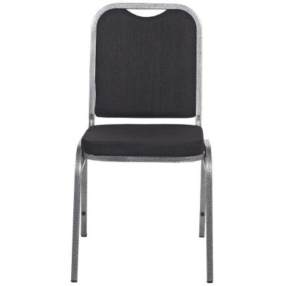 Banketová stolička PARTY, čierna-strieborná/čierna 2